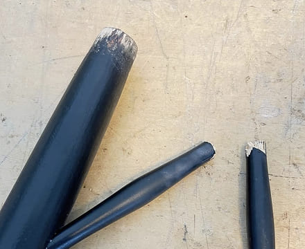 破損した木部パーツの製作（例）